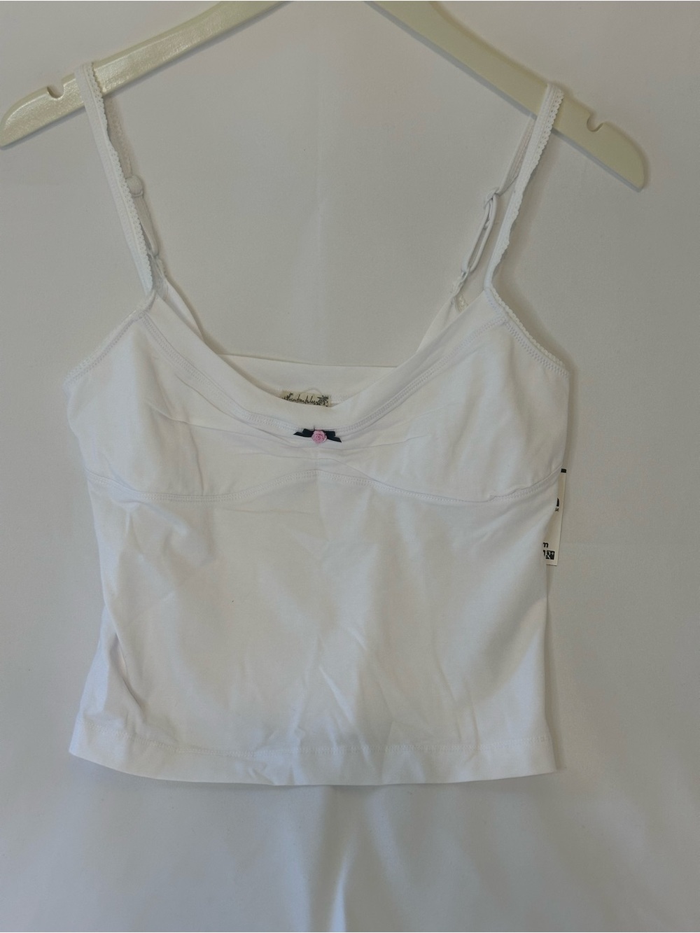 Free People White Seamless Camisole Tank